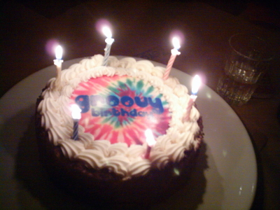 Groovy Birthday Cake