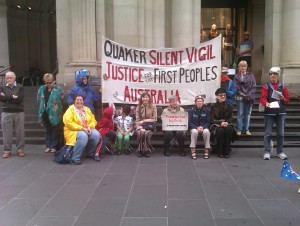 Silent vigil for Aboriginal justice 2015 January 26