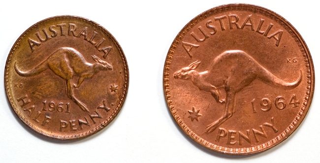 Half Penny and Penny